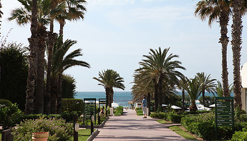 Weg zum Strand